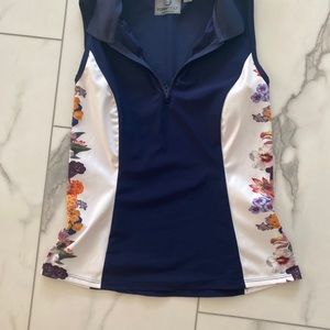 Pre owned Foray small floral polo top